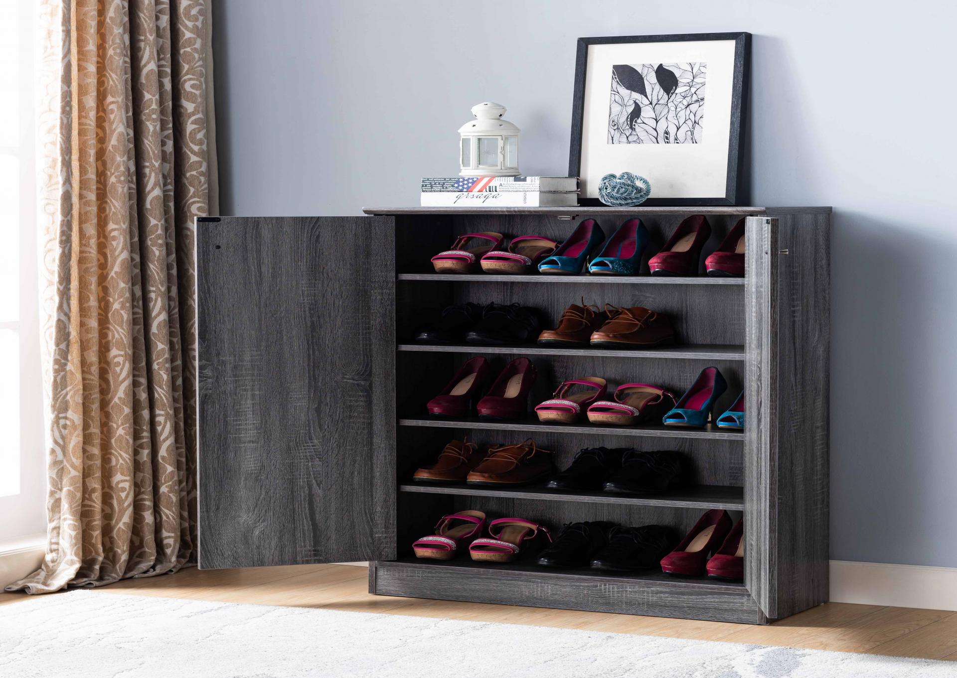 Shoe Cabinet - Gray,Instore